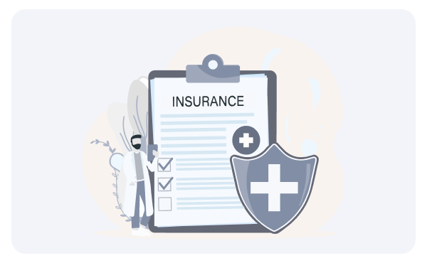 Types of International Health Insurance with background